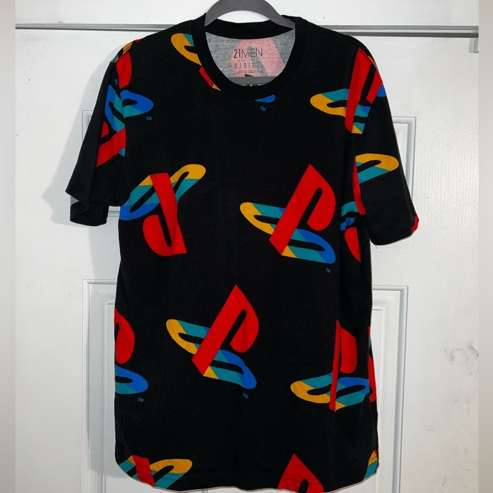 21Men Playstation All Over Print Shirt